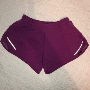 Lululemon Hotty Hot Short II Purple Size 6